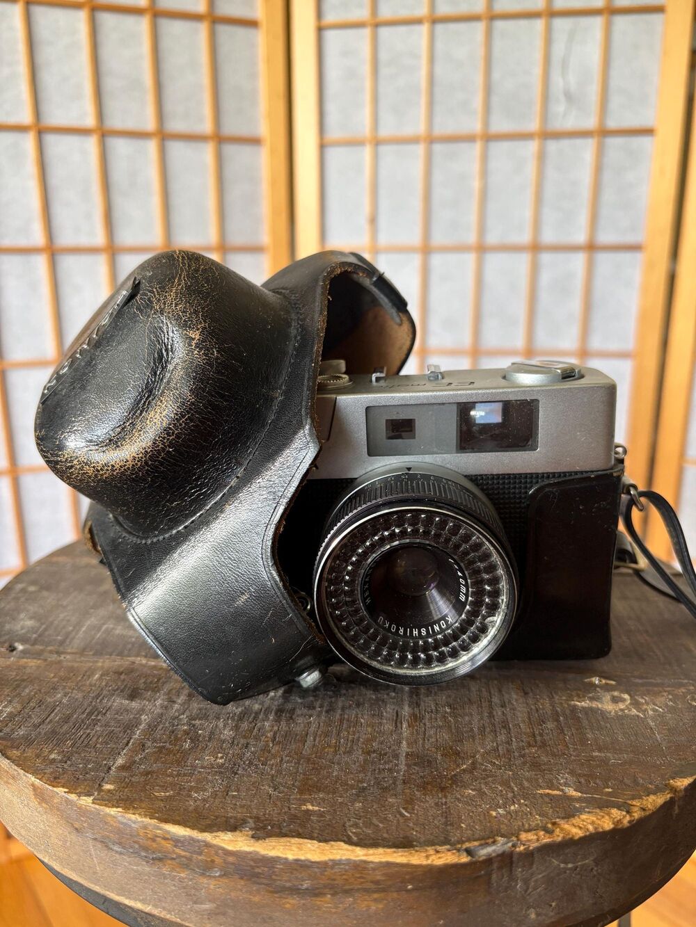 Vintage Konica Rangefinder Camera Hexanon 40mm Lens with Original Case Japan